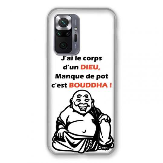 Coque Pour Xiaomi Redmi Note 10 Pro 5G Humour Bouddha