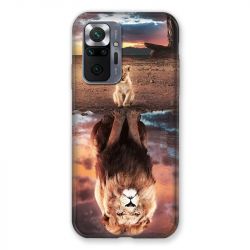 Coque Pour Xiaomi Redmi Note 10 Pro 5G Lion Reflet