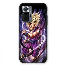 Coque Pour Xiaomi Redmi Note 10 Pro 5G Manga Dragon Ball Sangohan Violet