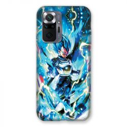 Coque Pour Xiaomi Redmi Note 10 Pro 5G Manga Dragon Ball Vegeta Bleu