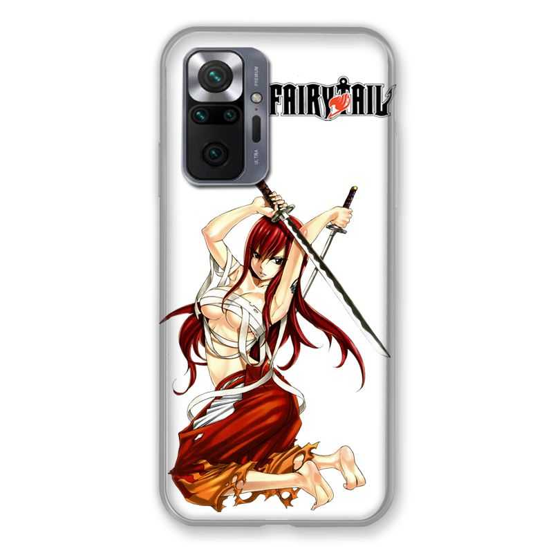 Coque Pour Xiaomi Redmi Note 10 Pro 5G Manga Fairy Tail Erza