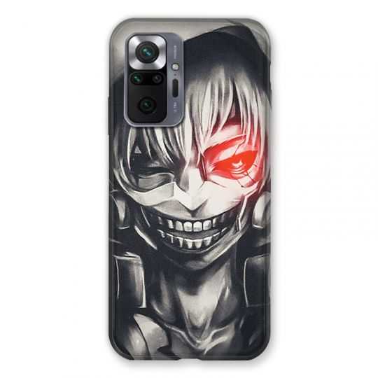 Coque Pour Xiaomi Redmi Note 10 Pro 5G Manga Kaneki Noir