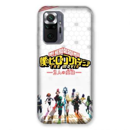 Coque Pour Xiaomi Redmi Note 10 Pro 5G Manga My Hero Academia Blanc