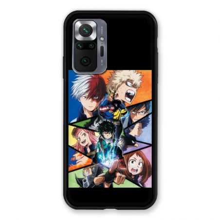 Coque Pour Xiaomi Redmi Note 10 Pro 5G Manga My Hero Academia Noir
