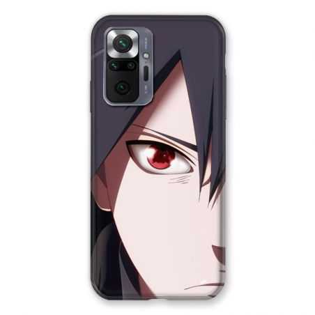 Coque Pour Xiaomi Redmi Note 10 Pro 5G Manga Naruto Sasuke visage