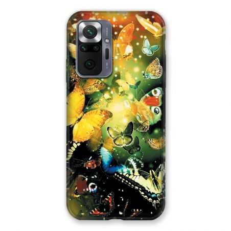 Coque Pour Xiaomi Redmi Note 10 Pro 5G Papillon Jaune