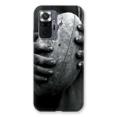 Coque Pour Xiaomi Redmi Note 10 Pro 5G Rugby Ballon Vintage