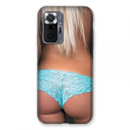 Coque Pour Xiaomi Redmi Note 10 Pro 5G Sexy Tanga Bleu
