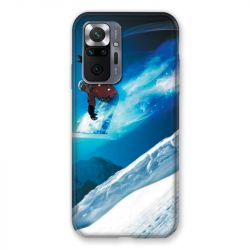 Coque Pour Xiaomi Redmi Note 10 Pro 5G Snowboard Saut