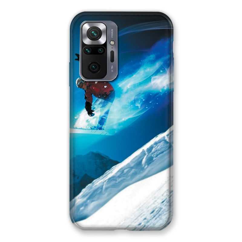 Coque Pour Xiaomi Redmi Note 10 Pro 5G Snowboard Saut