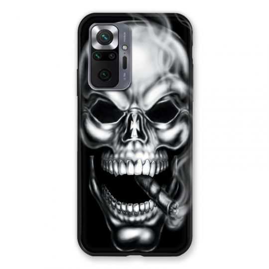 Coque Pour Xiaomi Redmi Note 10 Pro 5G Tete de Mort Fume