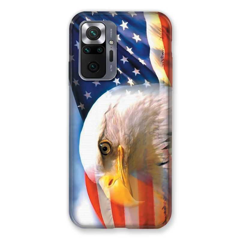 Coque Pour Xiaomi Redmi Note 10 Pro 5G Amerique USA Aigle