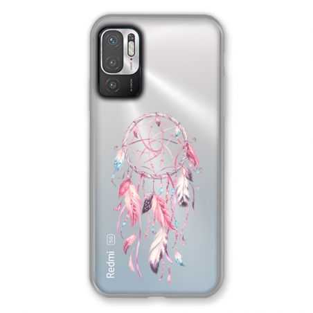 Coque Transparente Pour Xiaomi Redmi Note 10 5G Attrape Reve Rose