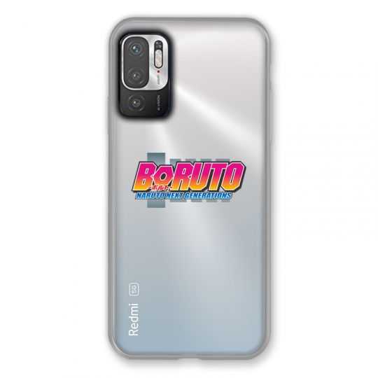 Coque Transparente Pour Xiaomi Redmi Note 10 5G Boruto Logo