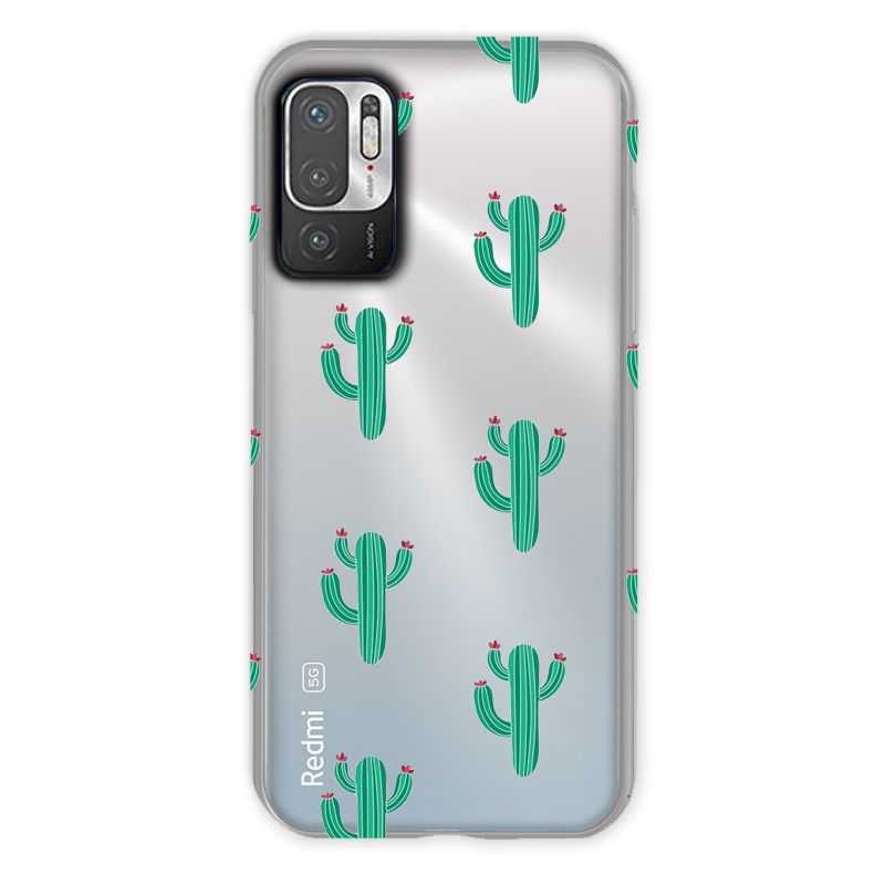 Coque Transparente Pour Xiaomi Redmi Note 10 5G Cactus