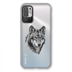Coque Transparente Pour Xiaomi Redmi Note 10 5G Loup