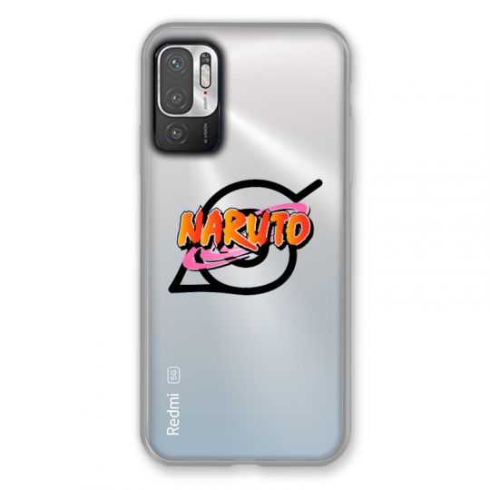 Coque Transparente Pour Xiaomi Redmi Note 10 5G Naruto Logo