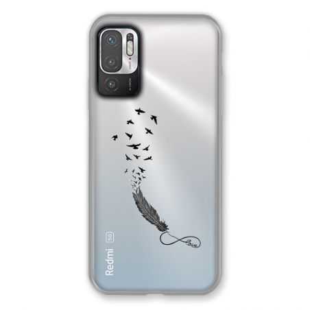 Coque Transparente Pour Xiaomi Redmi Note 10 5G Plume Infini