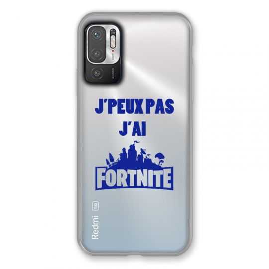Coque Transparente Pour Xiaomi Redmi Note 10 5G Jpeux pas jai Fortnite