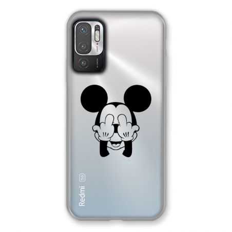 Coque Transparente Pour Xiaomi Redmi Note 10 5G Mickey doigt
