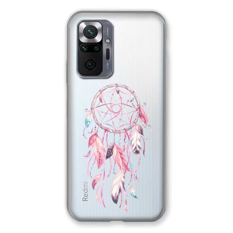 Coque Transparente Pour Xiaomi Redmi Note 10 Pro 5G Attrape Reve Rose
