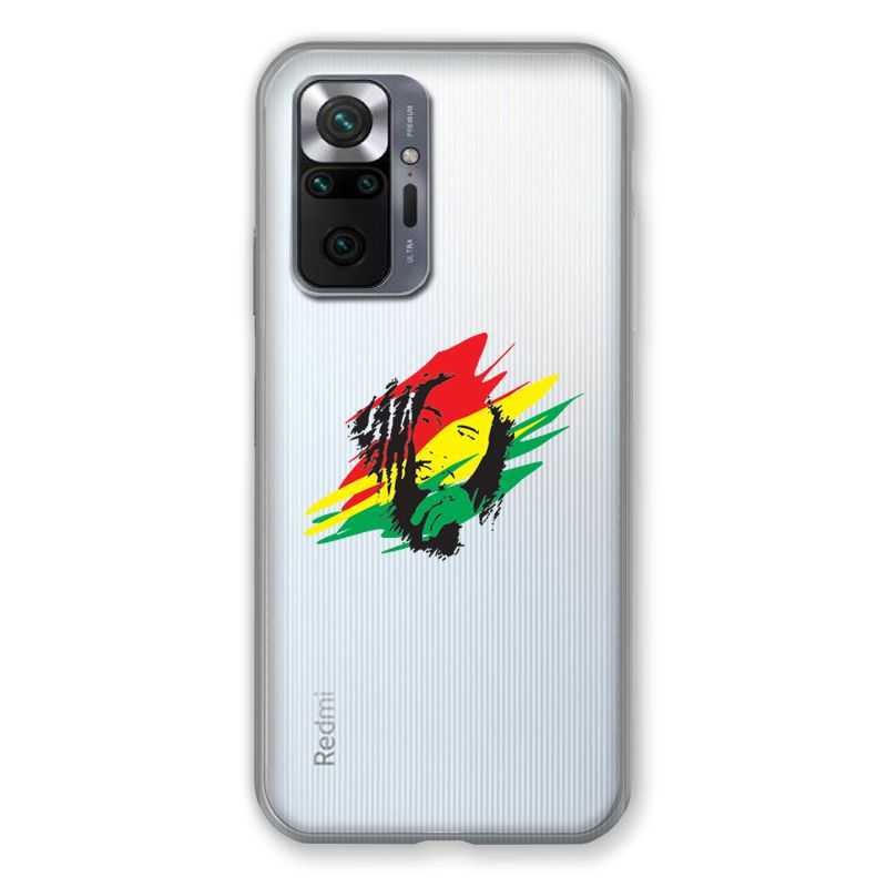 Coque Transparente Pour Xiaomi Redmi Note 10 Pro 5G Bob Marley Graf