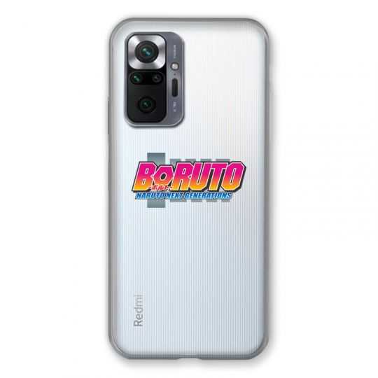 Coque Transparente Pour Xiaomi Redmi Note 10 Pro 5G Boruto Logo