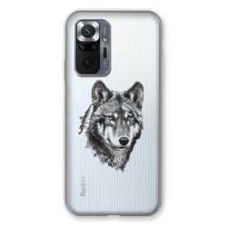 Coque Transparente Pour Xiaomi Redmi Note 10 Pro 5G Loup
