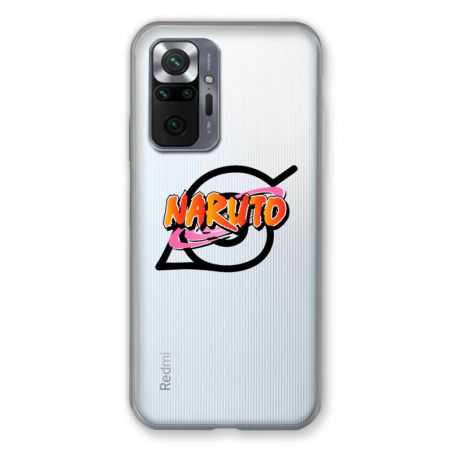 Coque Transparente Pour Xiaomi Redmi Note 10 Pro 5G Naruto Logo