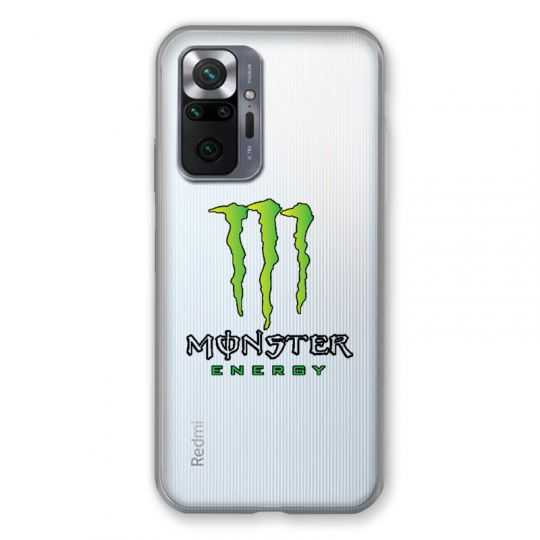 Coque Transparente Pour Xiaomi Redmi Note 10 Pro 5G Monster Energy