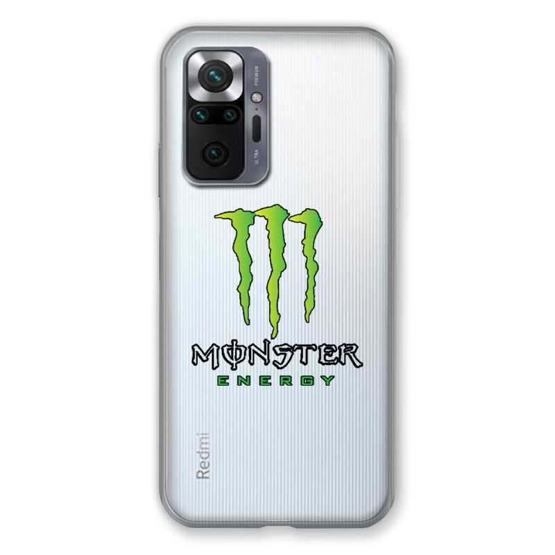 Coque Transparente Pour Xiaomi Redmi Note 10 Pro 5G Monster Energy
