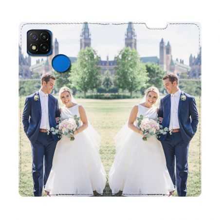 Housse Cuir Portefeuille Pour Xiaomi Redmi 9C Personnalisee
