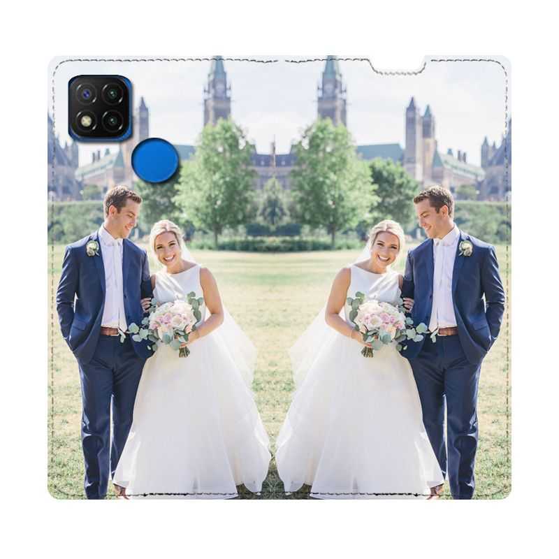 Housse Cuir Portefeuille Pour Xiaomi Redmi 9C Personnalisee