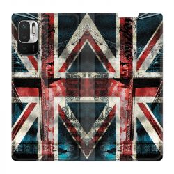 Housse Cuir Portefeuille Pour Xiaomi Redmi Note 10 5G Angleterre UK Jean's