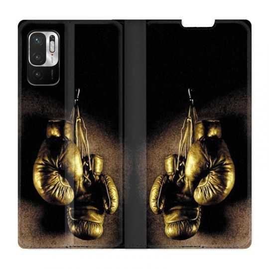 Housse Cuir Portefeuille Pour Xiaomi Redmi Note 10 5G Boxe Gant Vintage