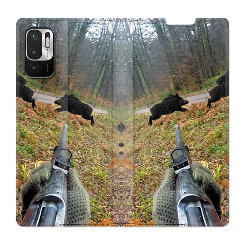 Housse Cuir Portefeuille Pour Xiaomi Redmi Note 10 5G Chasse Vision Tir