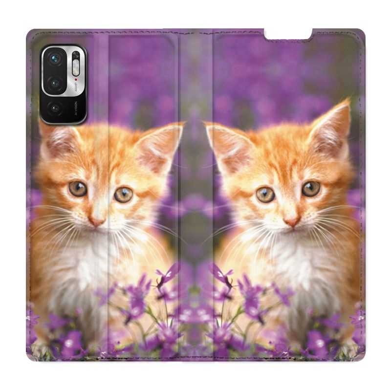 Housse Cuir Portefeuille Pour Xiaomi Redmi Note 10 5G Chat Fashion