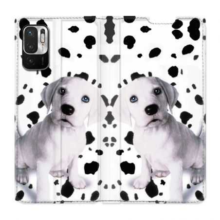Housse Cuir Portefeuille Pour Xiaomi Redmi Note 10 5G Chien Dalmatien