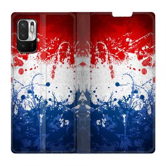Housse Cuir Portefeuille Pour Xiaomi Redmi Note 10 5G France Eclaboussure