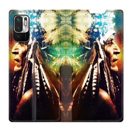 Housse Cuir Portefeuille Pour Xiaomi Redmi Note 10 5G Indien