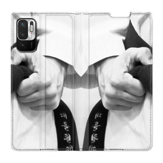 Housse Cuir Portefeuille Pour Xiaomi Redmi Note 10 5G Judo Kimono