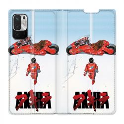 Housse Cuir Portefeuille Pour Xiaomi Redmi Note 10 5G Manga Akira Affiche