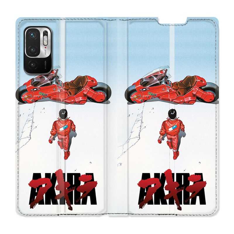 Housse Cuir Portefeuille Pour Xiaomi Redmi Note 10 5G Manga Akira Affiche