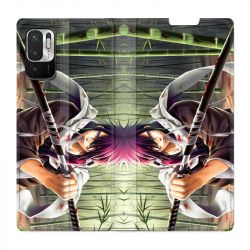 Housse Cuir Portefeuille Pour Xiaomi Redmi Note 10 5G Manga Bambou