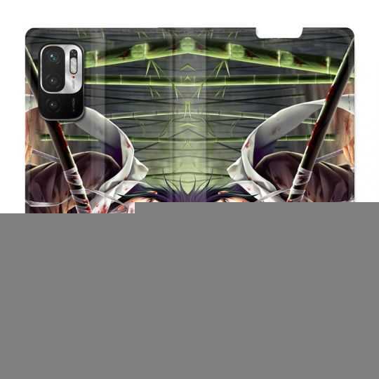 Housse Cuir Portefeuille Pour Xiaomi Redmi Note 10 5G Manga Bambou