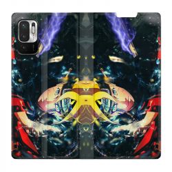 Housse Cuir Portefeuille Pour Xiaomi Redmi Note 10 5G Manga Boruto Eclair