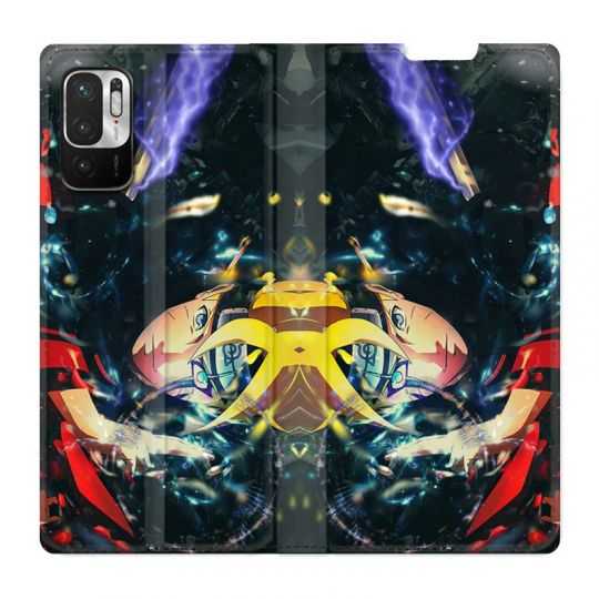 Housse Cuir Portefeuille Pour Xiaomi Redmi Note 10 5G Manga Boruto Eclair