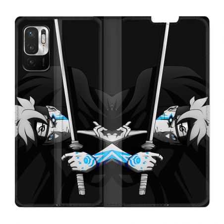 Housse Cuir Portefeuille Pour Xiaomi Redmi Note 10 5G Manga Boruto Epée