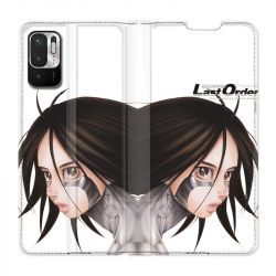 Housse Cuir Portefeuille Pour Xiaomi Redmi Note 10 5G Manga Gunnm Gally