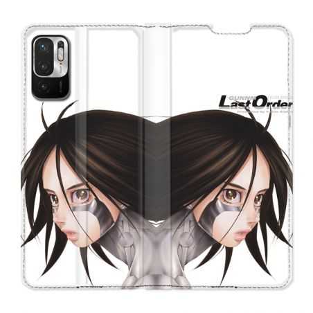 Housse Cuir Portefeuille Pour Xiaomi Redmi Note 10 5G Manga Gunnm Gally